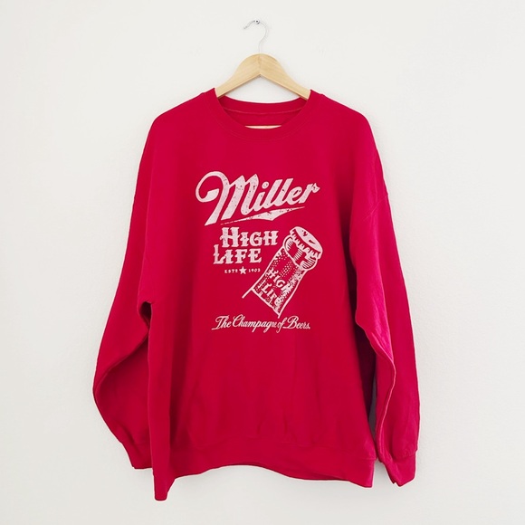 NEW Junk Food Clothing Miller High Life Sweatshirt